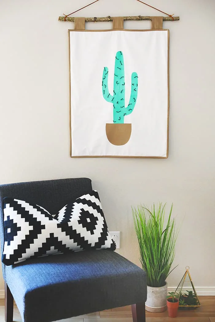 cactus wall hanging