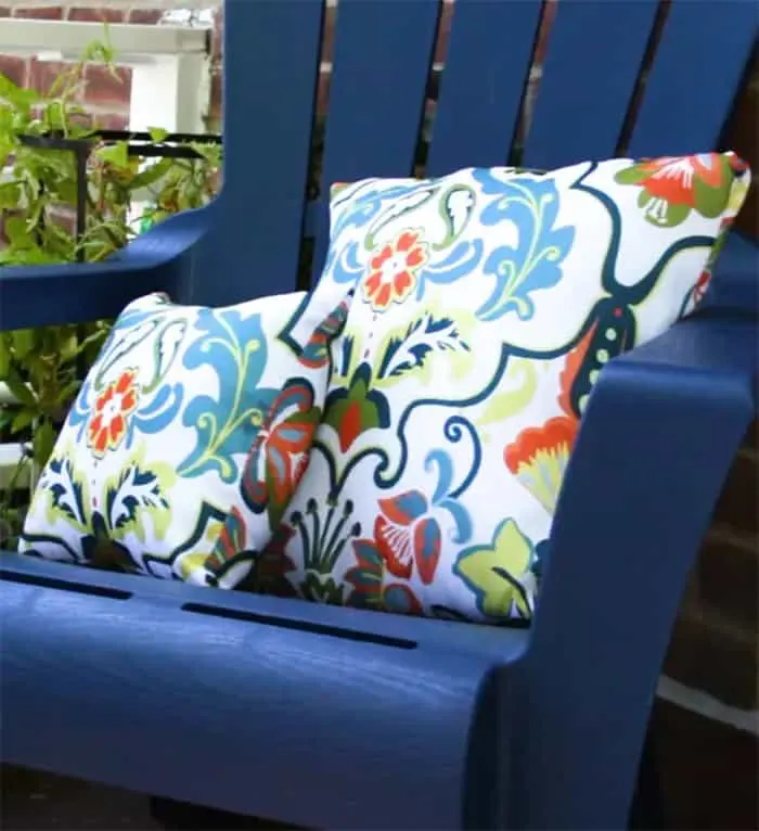 how to make outdoor waterproof cushion