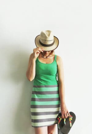 sew a summer dress with t-shirts