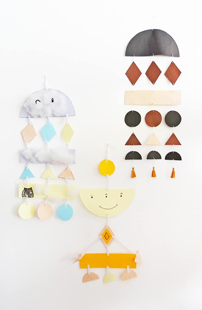 diy paper wall hanging for kids