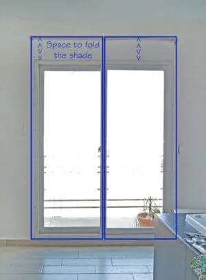 how to take measure to make relaxed roman shades