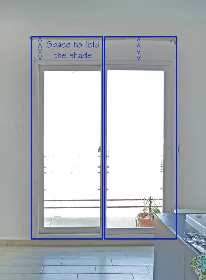 how to take measure to make relaxed roman shades