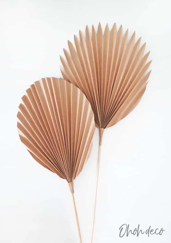 diy paper palm leaf
