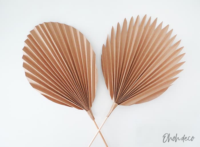 DIY Paper Palm Leaf Decor