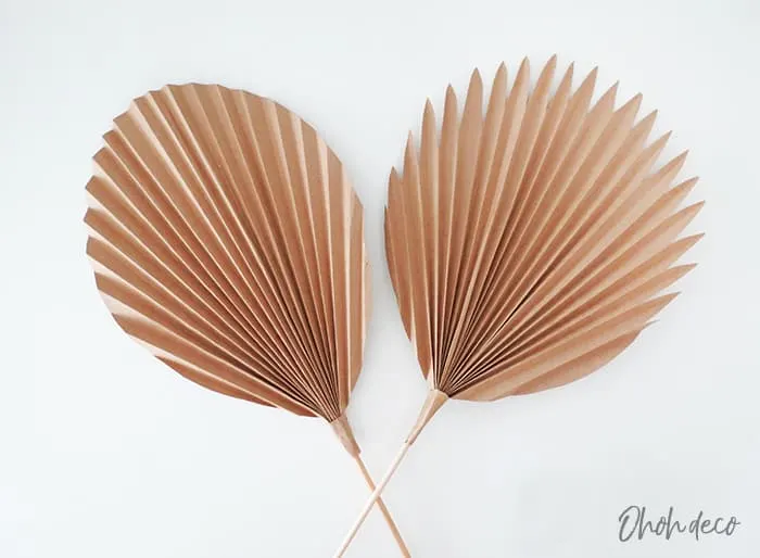 diy paper palm leaf