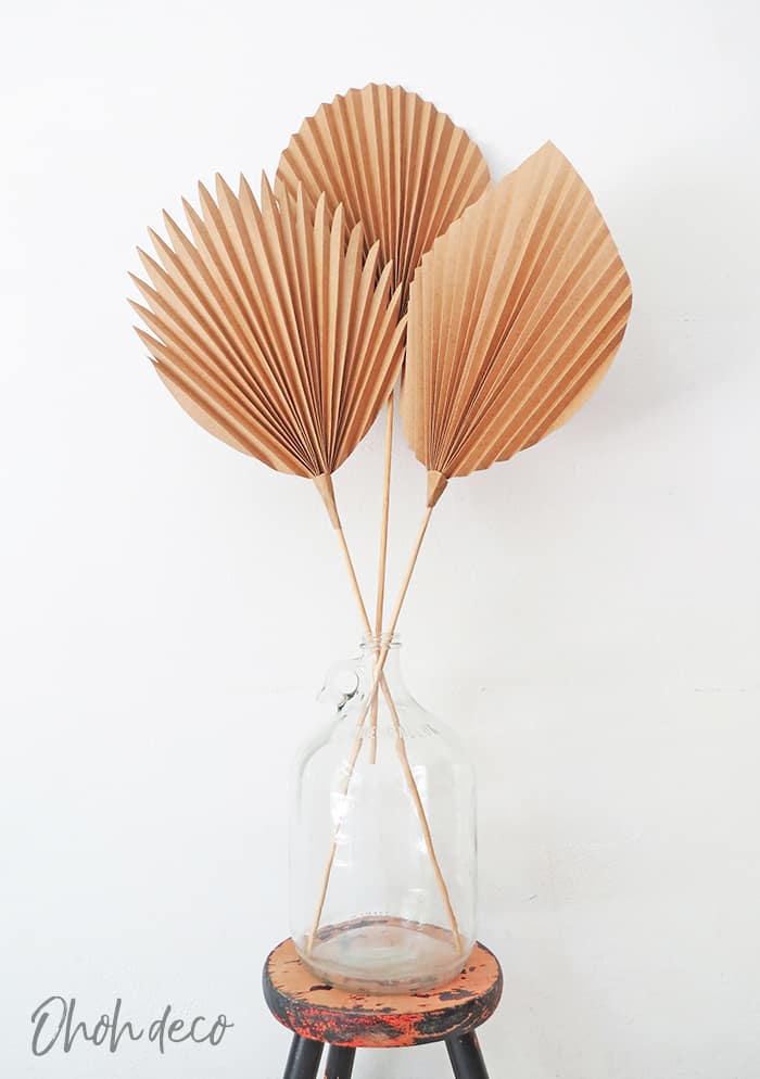 DIY palm leaf