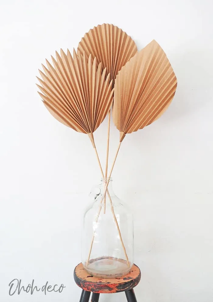 DIY palm leaf