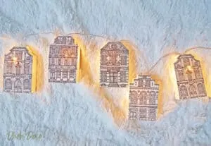 paper houses garland