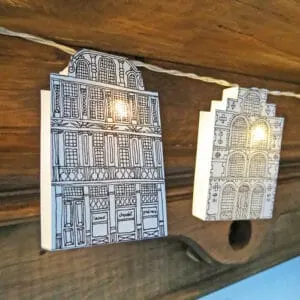 paper houses garland