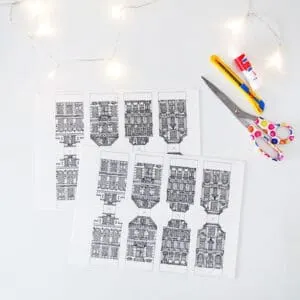 paper houses garland