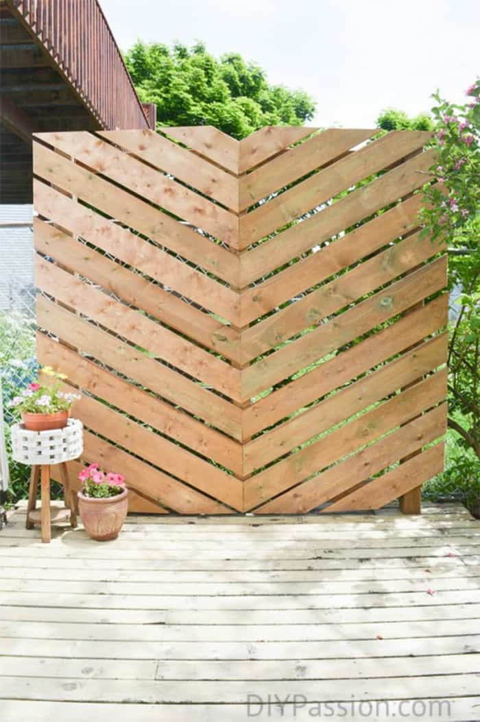 Easy t build privacy screen