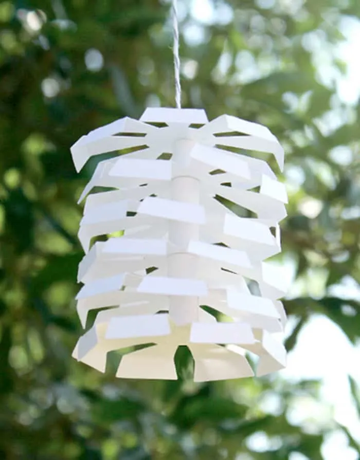 diy paper hanging decoration