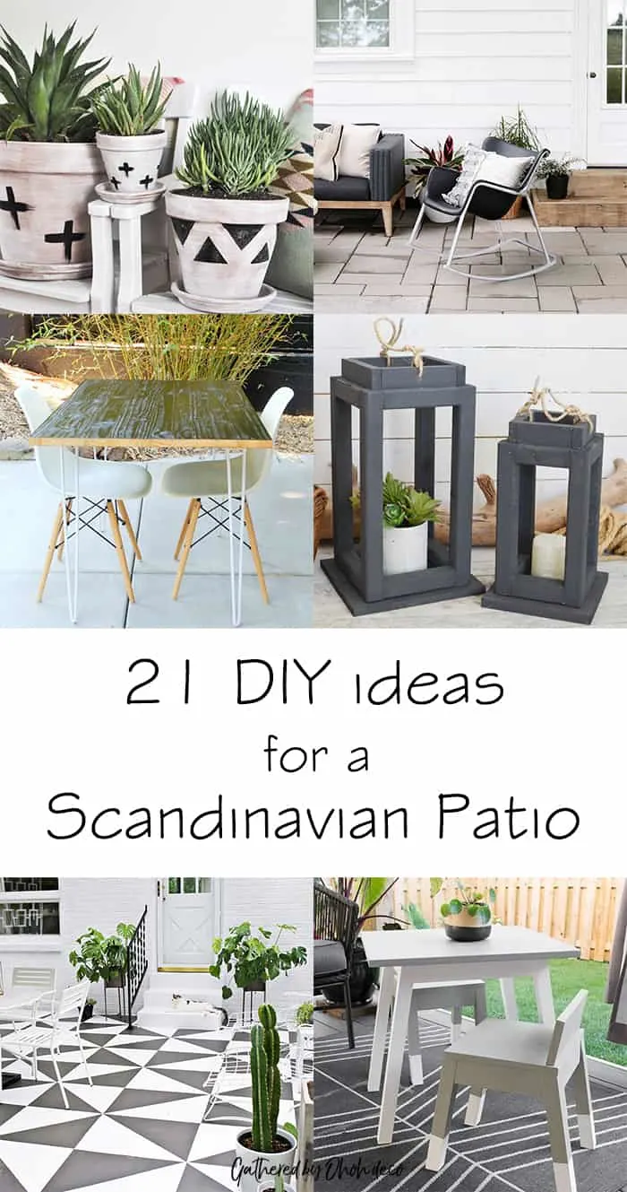 DIy scandinavian patio ideas