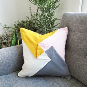 origami cushion pattern and tutorial