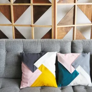 origami cushion pattern and tutorial