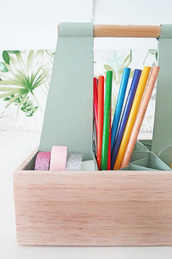 DIY Desk Organizer Caddy