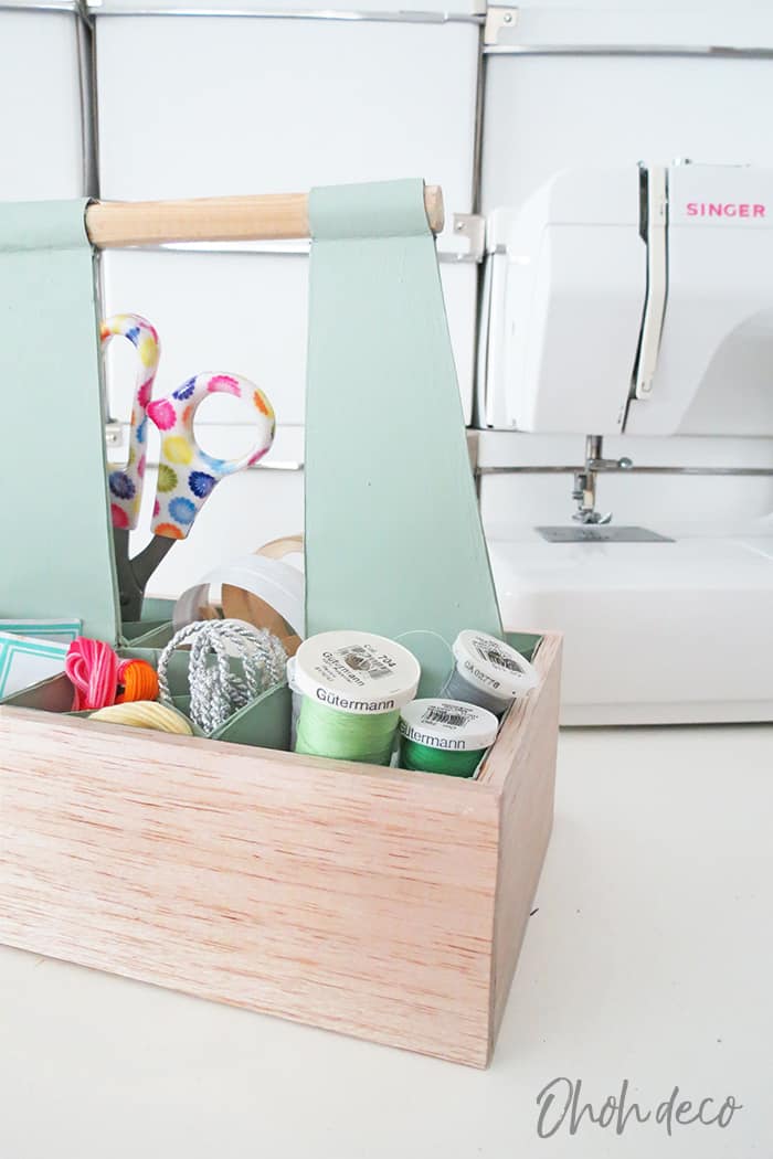 easy to make diy sewingcaddy