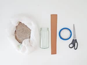 material to make diy flower vase