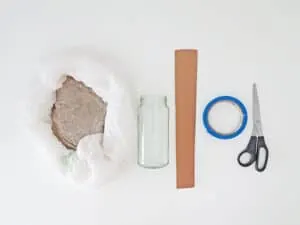 material to make diy flower vase