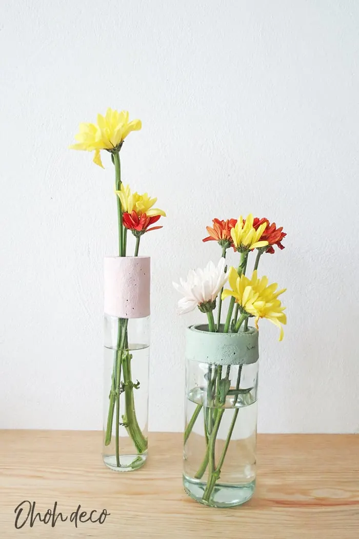 how to make a recycled flower vase