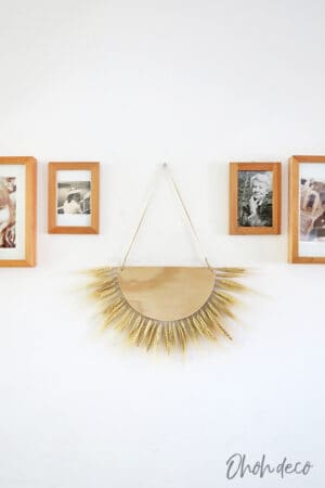 Wheat wall hanging for fall decor