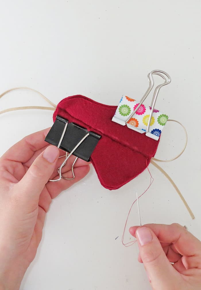 sew felt christmas ornaments