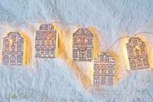 paper house garland
