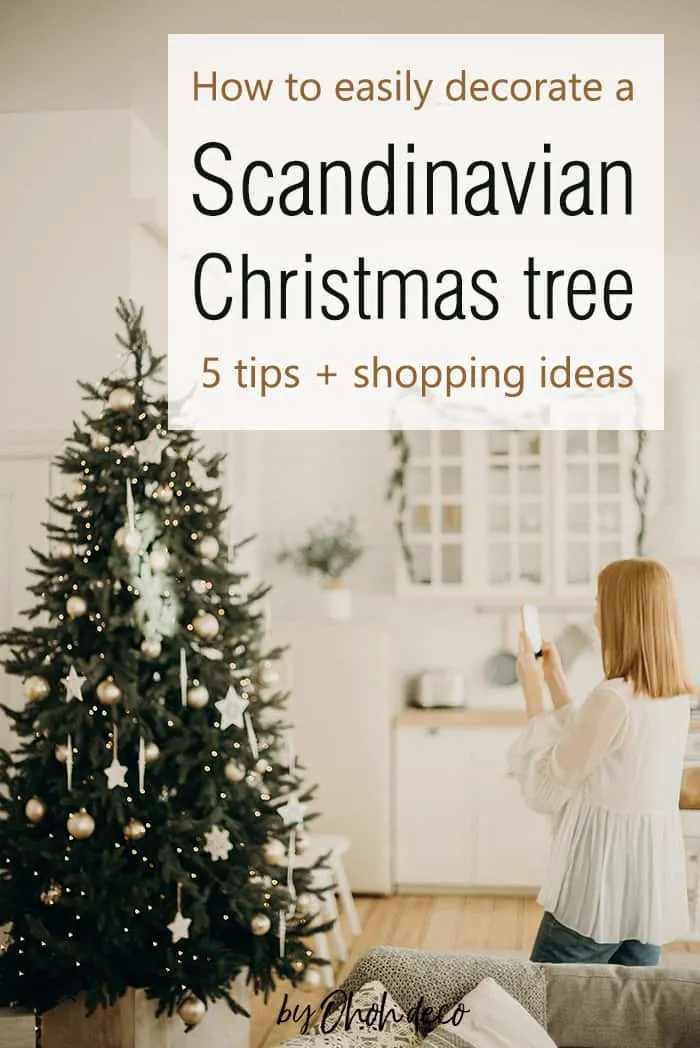 How to decorate a Scandinavian Christmas tree?