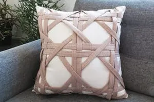 weaved pillow cover