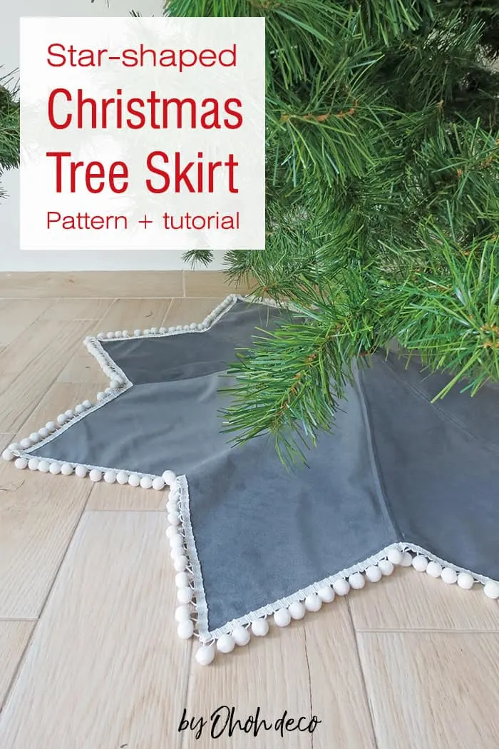DIY christmas tree skirt