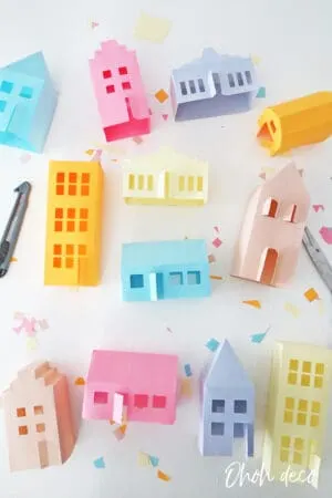 3D house paper