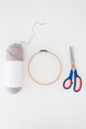 supplies to make diy large pom poms