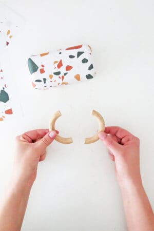 cut ring to make diy jewelry box