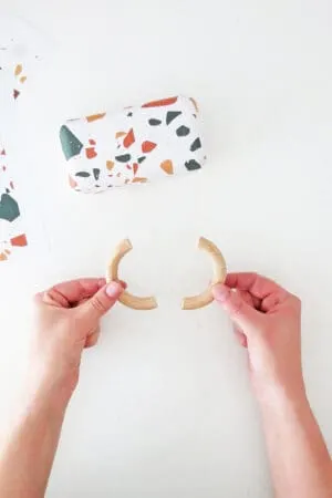cut ring to make diy jewelry box