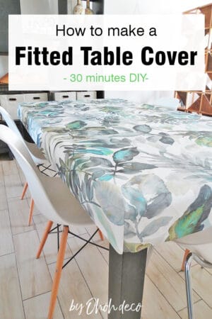How to make a DIY fitted table cover