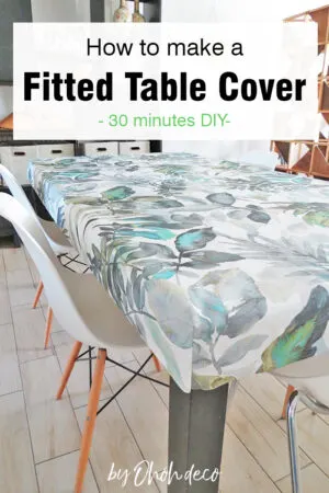 How to make a DIY fitted table cover