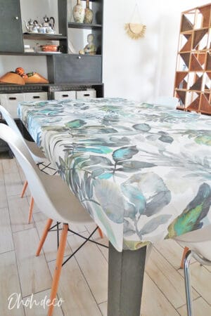 DIY fitted tablecloth