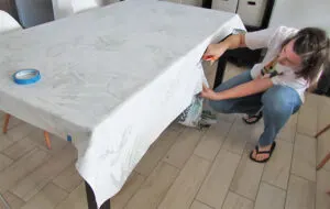 cute abric to make fitted table cover