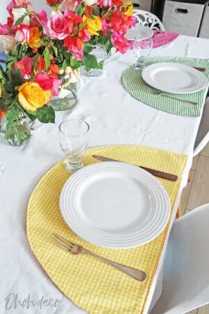 Easy to sew placemats