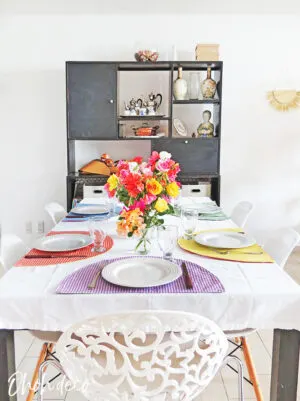Sewing DIY placemats