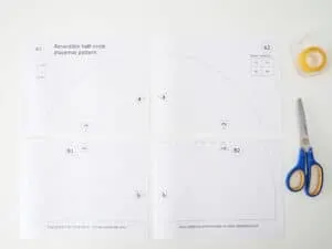 placemat free sewing pattern