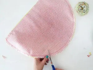 How to sew reversible placemats