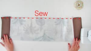 easy to sew bolster pillow