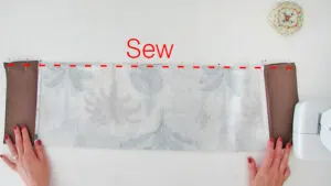 easy to sew bolster pillow