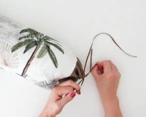 make a bolster pillow to store duvet