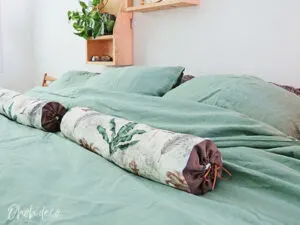 How to sew a bolster pillow cover