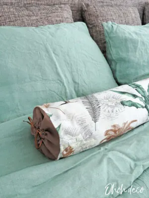 How to sew a bolster pillow to keep your duvet