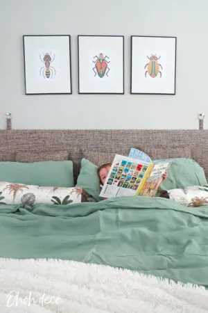 DIY bolster pillow cover