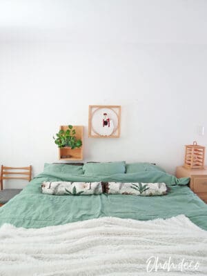 How to sew a bolster pillow to keep your duvet