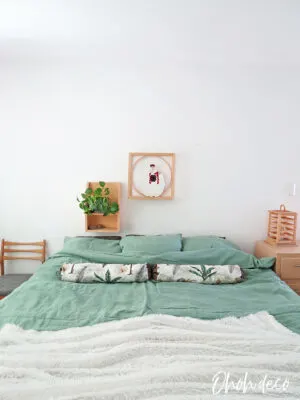 How to sew a bolster pillow to keep your duvet
